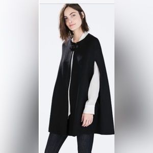 Zara Black Cape Size Small for Sale - Great Condition